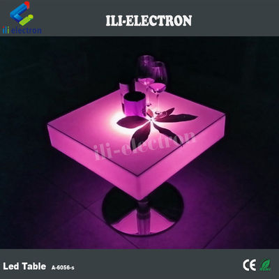 mesa de luz LED de plástico PE utilizada comercialmente