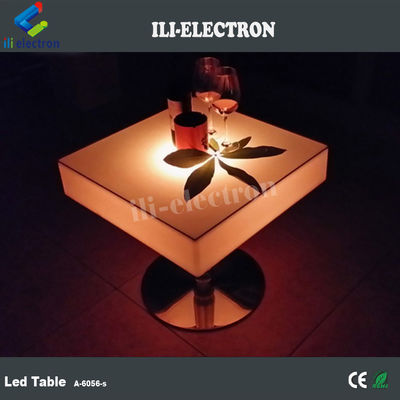 mesa de luz LED de plástico PE utilizada comercialmente