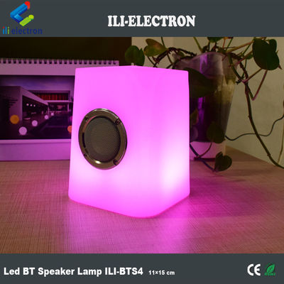 Control remoto inalámbrico de altavoces de luz LED de plástico estéreo 3D