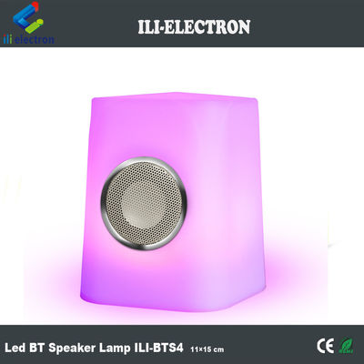 Control remoto inalámbrico de altavoces de luz LED de plástico estéreo 3D
