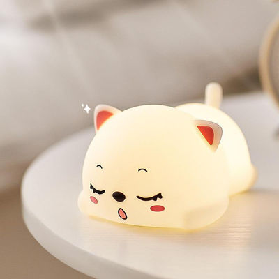 Lámpara de silicona para dormir Lámpara de silicona para gatos para niños