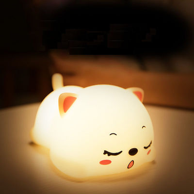 Lámpara de silicona para dormir Lámpara de silicona para gatos para niños