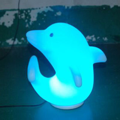de plástico Dolphin luces LED 3500K Blanco cálido con batería de litio recargable