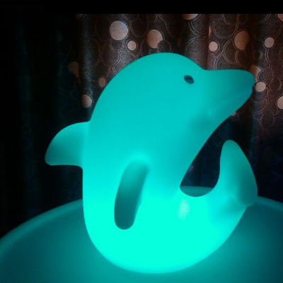 de plástico Dolphin luces LED 3500K Blanco cálido con batería de litio recargable