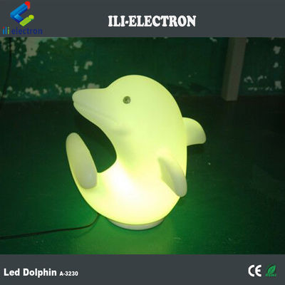 de plástico Dolphin luces LED 3500K Blanco cálido con batería de litio recargable