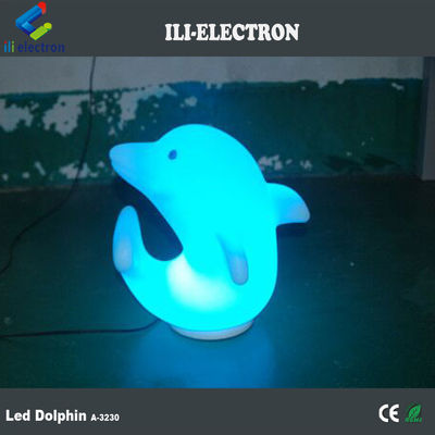 de plástico Dolphin luces LED 3500K Blanco cálido con batería de litio recargable