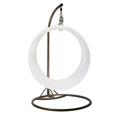 Tipo solar de iluminación de patio exterior con columpio de luz led