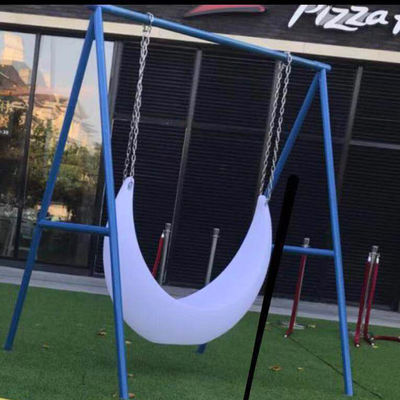 Decoración del evento brillante plástico led luna swing