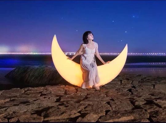 Silla de luna con batería de litio recargable