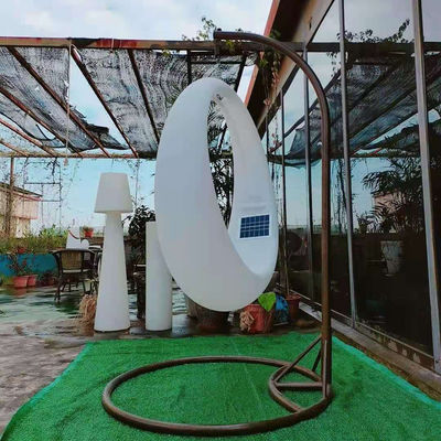Decoración de eventos Plástico luminoso LED Patio Swing Light Muebles para exteriores