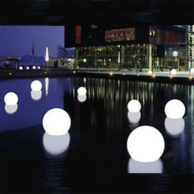 Control remoto portátil de luz de bolas de plástico PE para piscina