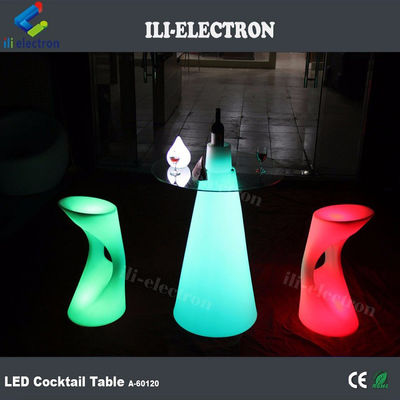 Colourful LED Light Up Cocktail Tables Recargable para las fiestas
