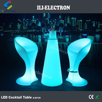 Colourful LED Light Up Cocktail Tables Recargable para las fiestas