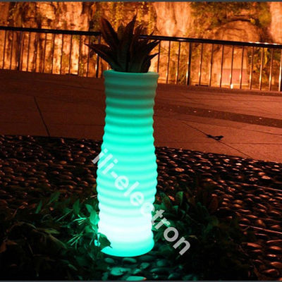 Puente de flores LED de control remoto, plantas decorativas iluminadas para el hogar