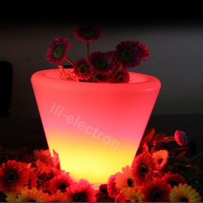Control inalámbrico LED cubo de hielo portátil de cambio de color iluminado