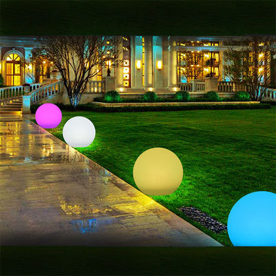 16 Cambio de color Día de San Valentín Brillo Jardín Decorativo Bola de PE Material IP65 a prueba de agua