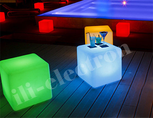 350LM Recargable exterior LED Cubo luz LED Cubo taburete para eventos