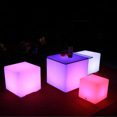 40Cm control remoto Patio lámpara LED cubo linterna fuente de luz LED para el patio entretenimiento