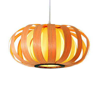 Sudeste Asiático Simple de madera lámpara de carpintería colgante de luz Creative de madera carilla de iluminación linterna