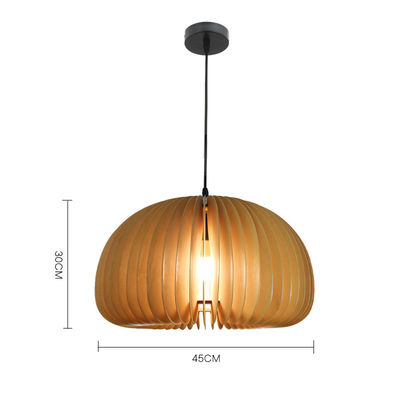 Luces colgantes de candelabros de madera para el comedor