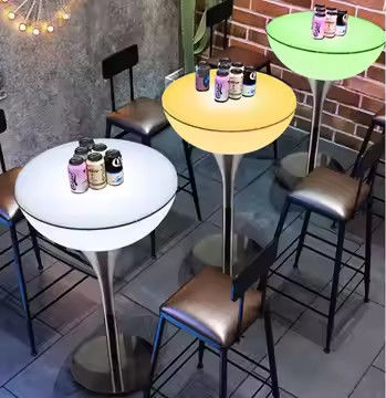 Lámparas de mesa de cóctel LED Iluminación de la mesa de cóctel LED