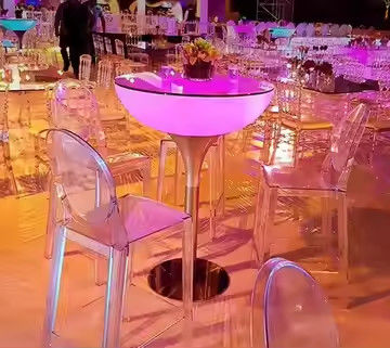 Lámparas de mesa de cóctel LED Iluminación de la mesa de cóctel LED