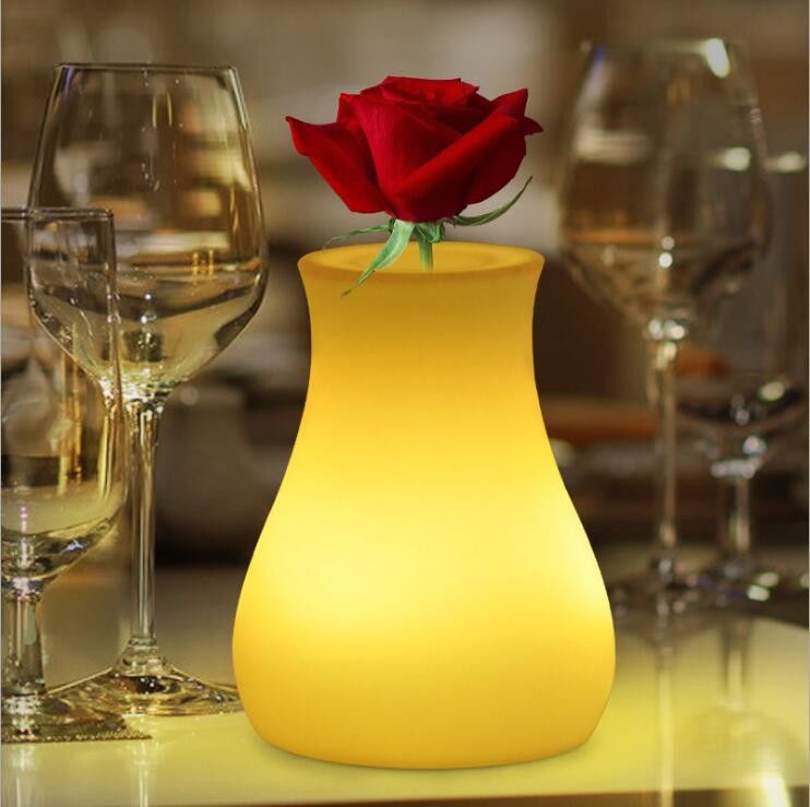 3500K pequeñas lámparas de lámparas de jarrón LED que cambian de color para decoración