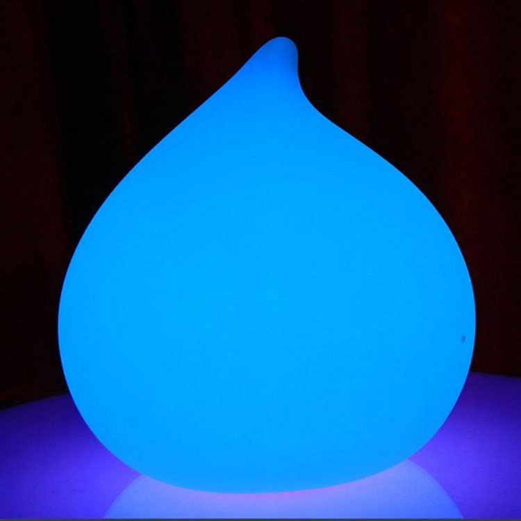 Lámparas de plástico para goteo de agua de color cambiante para la venta