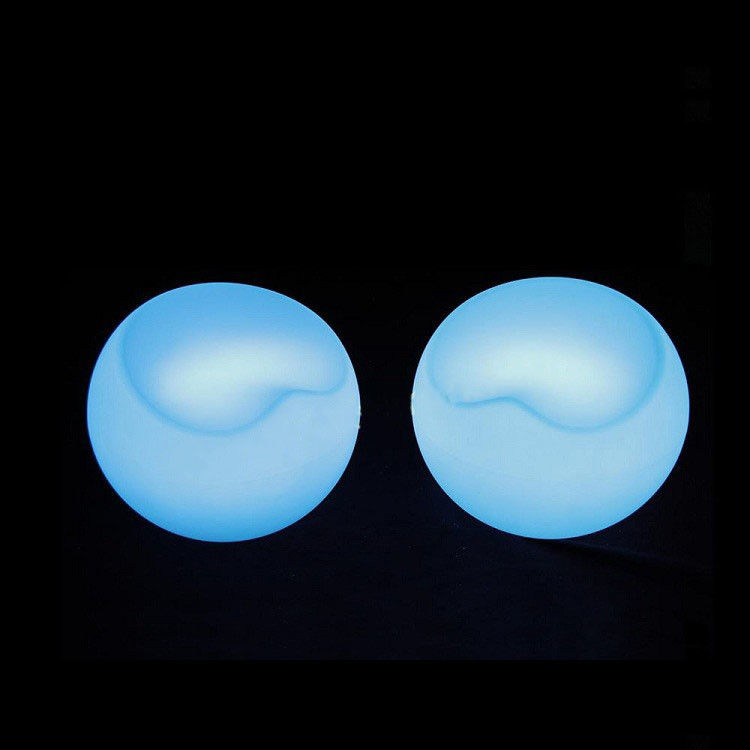 nuevo diseño multicolor RGB impermeable led silla de manzana brillante