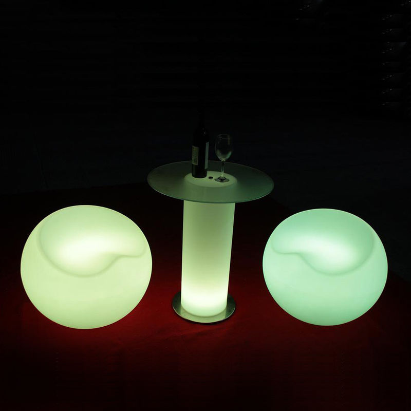 Muti Color RGB luz LED mesa de cóctel, resistente al agua luz hasta muebles de bar