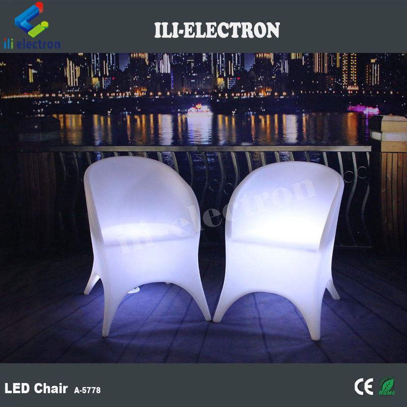 Moderno Glow LED ilumina las sillas 16 colores cambiantes para el bar de la discoteca