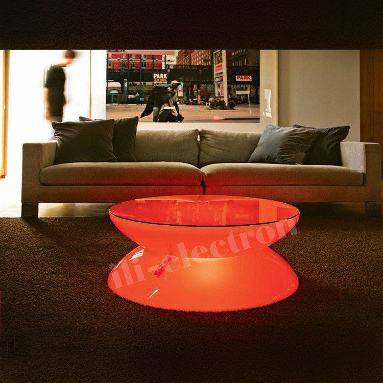 Muebles de cambio de LED multicolores iluminados/mesa de cóctel de bar con LED