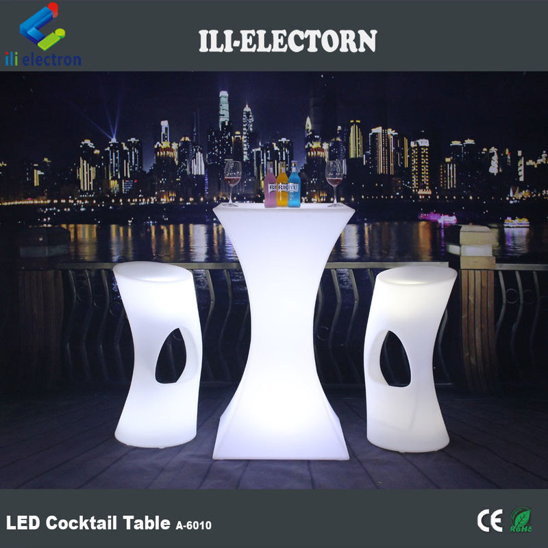 Ventas calientes Eventos de fiestas modernas y bar Remoto usado que cambia de color Decorativo LED Cuadrado Mesa de cóctel