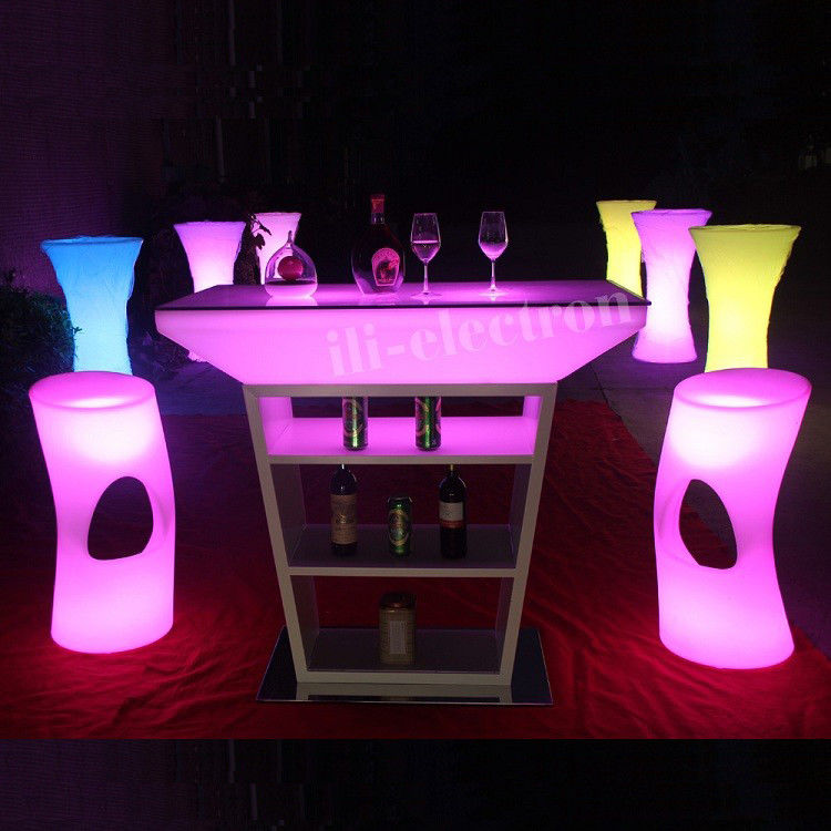 Cambio de color RGB iluminado Brillo de la mesa 80000h duración de la batería