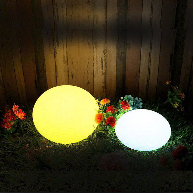 IP65 Lámpara de bolas solares resistentes al agua, LED de color cambiante bolas de brillo para el jardín